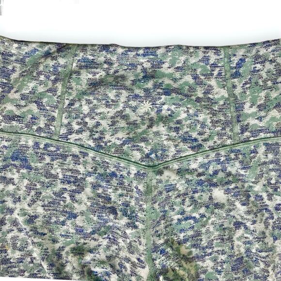 Athleta high rise 7/8 leggings womens medium Elation in Meadow Snowfall Blue - Picture 7 of 7